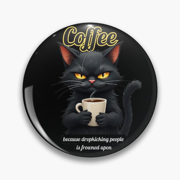 Item preview, Funny Angry Coffee Cat Unisex T-shirt designed and sold by silverback79.