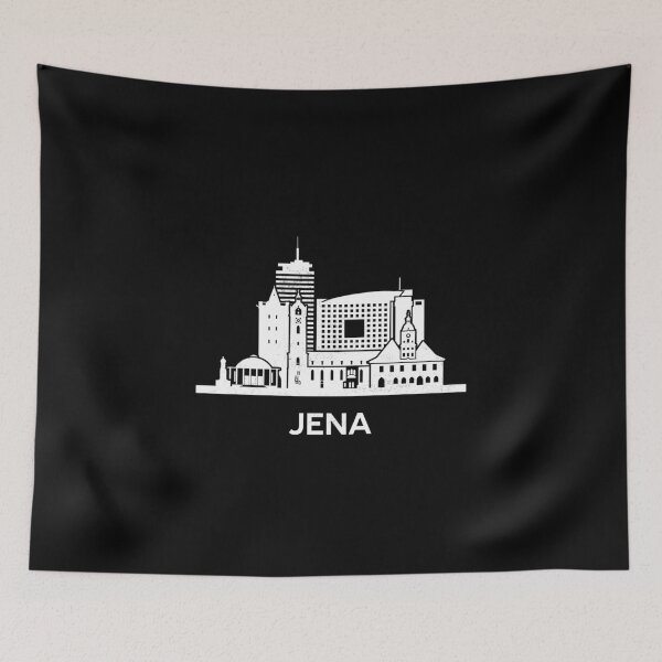 Item preview, Jena Skyline Silhouette White designed and sold by strixvariaart.