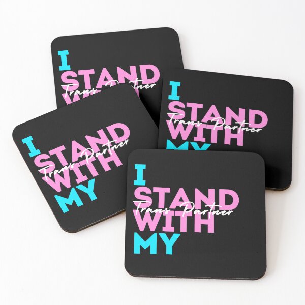 Item preview, I Stand With My Trans Partner designed and sold by Kiwis-Colors.