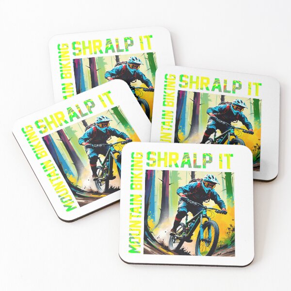 Item preview, Shralp It: Mountain Biking Design designed and sold by GrizzlyCollective.