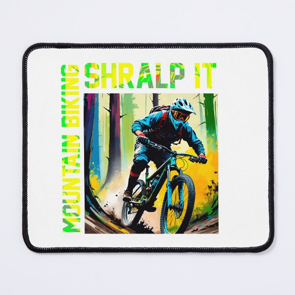 Item preview, Shralp It: Mountain Biking Design designed and sold by GrizzlyCollective.
