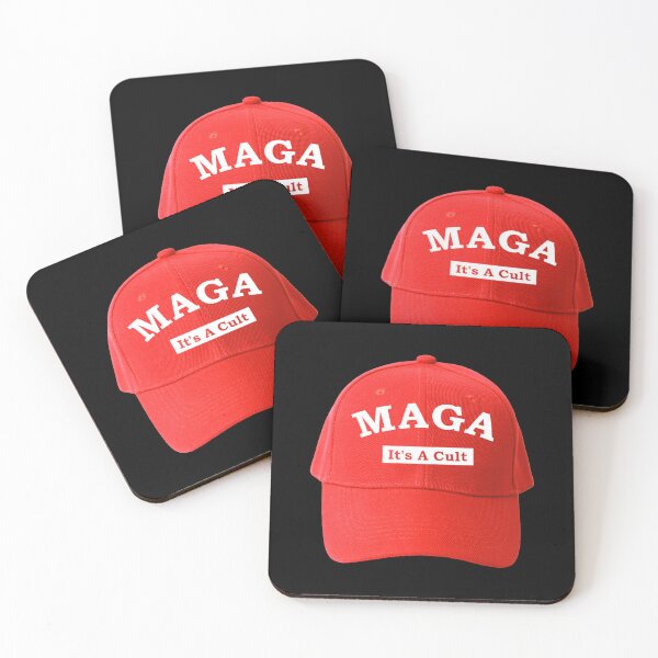 Item preview, Maga It's A Cult Anti Hate Sticker designed and sold by EthosWear.