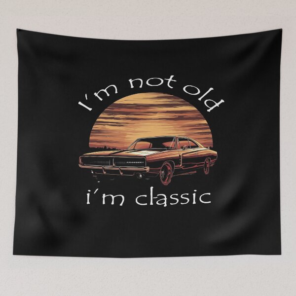 Item preview, I'm Not Old I'm Classic Funny Car Graphic T-Shirt designed and sold by Mahmoudshoping.