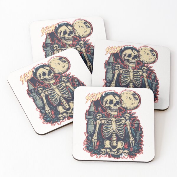 Item preview, Gothic Vintage Skeleton Graphic Tee: A Retro 90s Revival designed and sold by TrendTrove1.