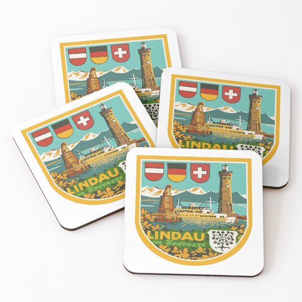 Item preview, Lindau Germany Vintage Style Decal designed and sold by Decal Mania.