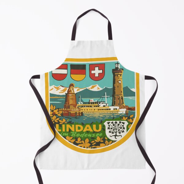 Item preview, Lindau Germany Vintage Style Decal designed and sold by Decal Mania.