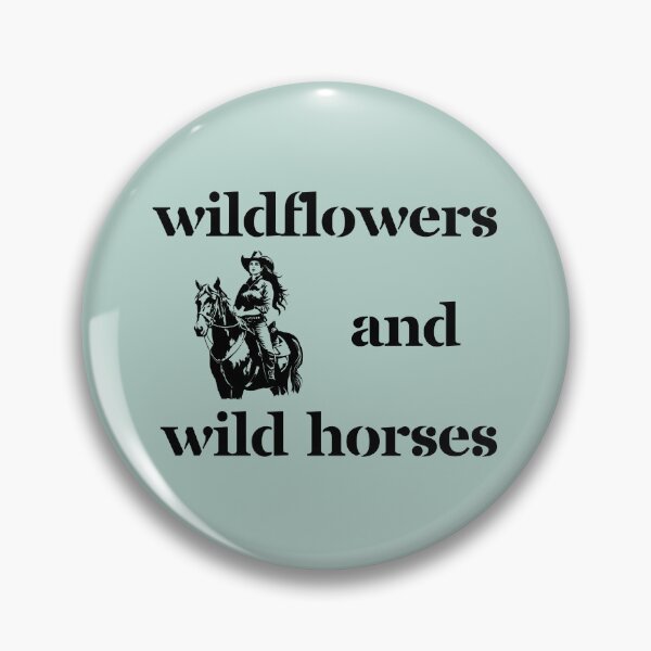 Item preview, Wildflowers and wild horses designed and sold by M. L. Milligan.