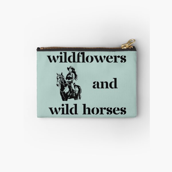 Item preview, Wildflowers and wild horses designed and sold by M. L. Milligan.