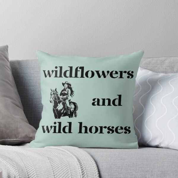 Item preview, Wildflowers and wild horses designed and sold by M. L. Milligan.