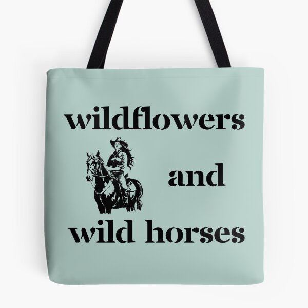 Item preview, Wildflowers and wild horses designed and sold by M. L. Milligan.