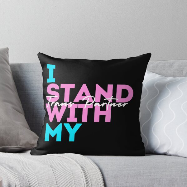 Item preview, I Stand With My Trans Partner designed and sold by Kiwis-Colors.