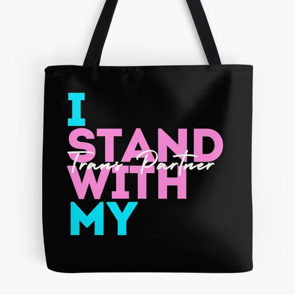 Item preview, I Stand With My Trans Partner designed and sold by Kiwis-Colors.