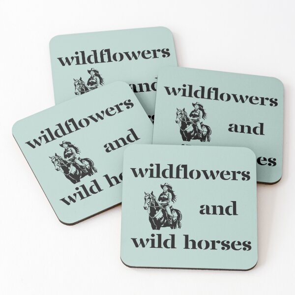 Item preview, Wildflowers and wild horses designed and sold by M. L. Milligan.
