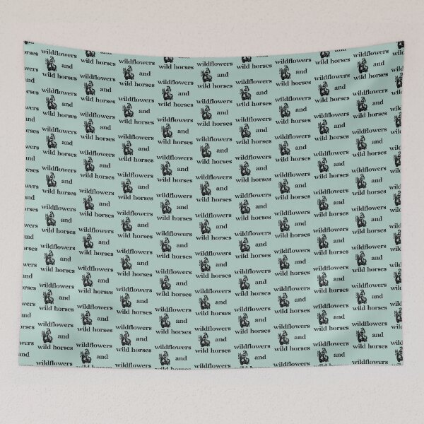 Item preview, Wildflowers and wild horses designed and sold by M. L. Milligan.