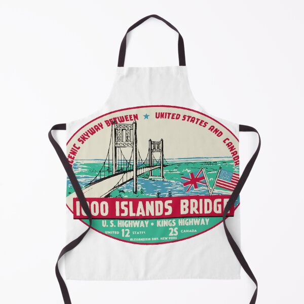 Item preview, Thousand Islands Bridge Vintage Style Decal designed and sold by Decal Mania.