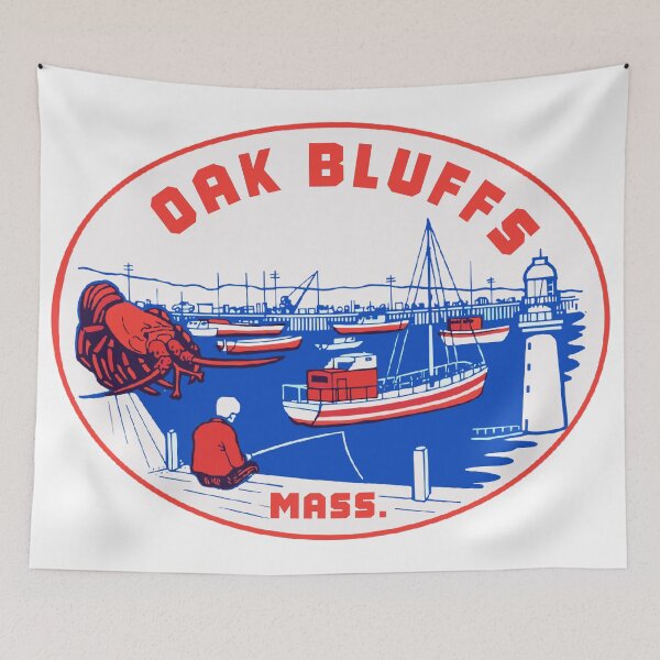Item preview, Oak Bluffs Vintage Style Decal designed and sold by Decal Mania.