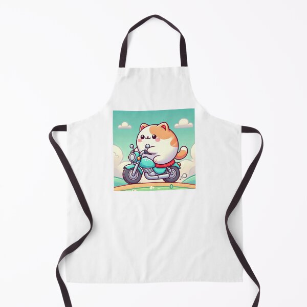 Item preview, Cat riding a motorcycle. designed and sold by PPBliss.