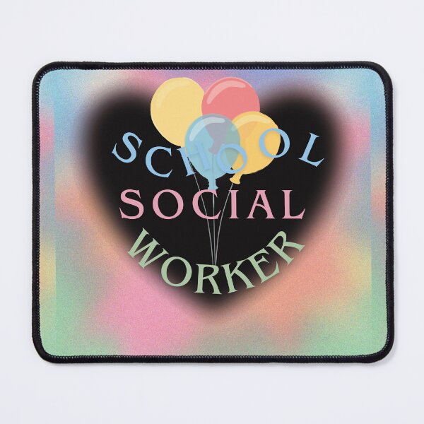 Item preview, school social worker designed and sold by VibeTwist.