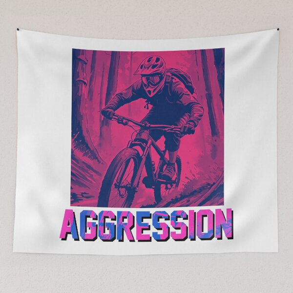 Aperçu de l'œuvre Agression : MTB Power Design créée et vendue par GrizzlyCollective.