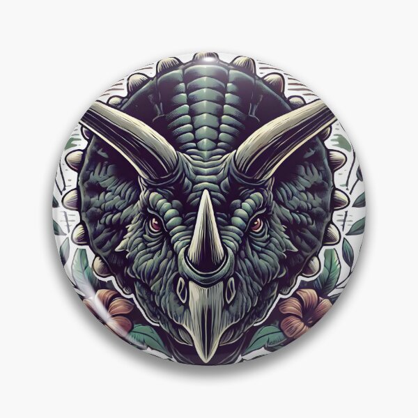 Item preview, Triceratops dinosaur retro touch designed and sold by JonelleTshirts.