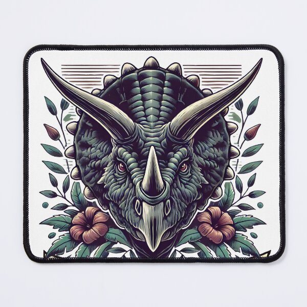 Item preview, Triceratops dinosaur retro touch designed and sold by JonelleTshirts.