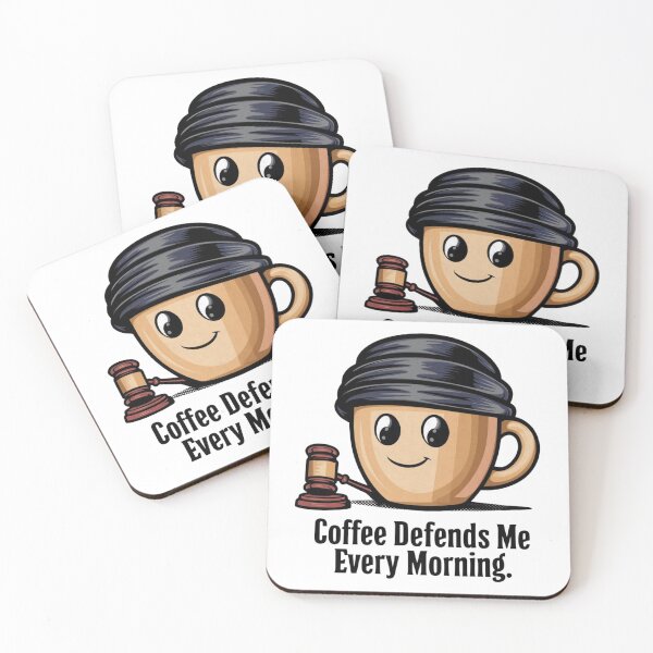 Item preview, Coffee defends me every morning designed and sold by AB-roshi.
