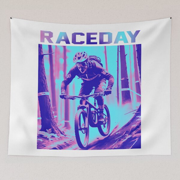 Item preview, Race Day: MTB Victory Design designed and sold by GrizzlyCollective.