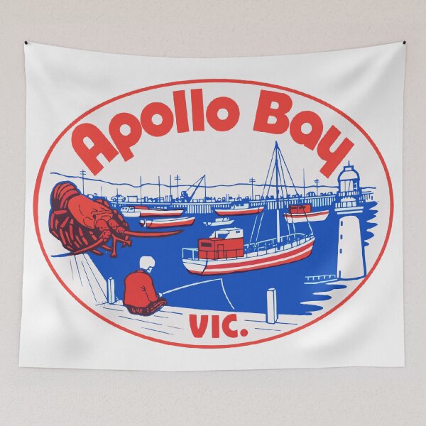 Item preview, Apollo Bay Vintage Style Decal designed and sold by Decal Mania.