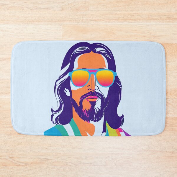 Item preview, Heavenly Cool Jesus with Retro Sunglasses Pop Art T-Shirt designed and sold by pixelandcrafted.