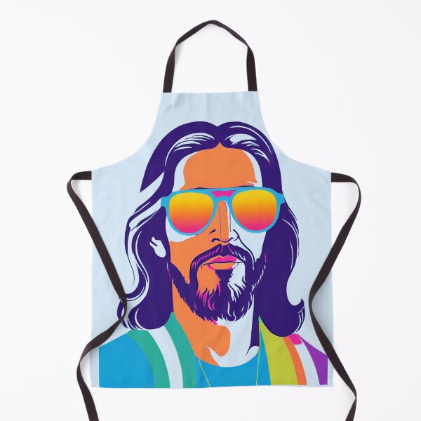 Item preview, Heavenly Cool Jesus with Retro Sunglasses Pop Art T-Shirt designed and sold by pixelandcrafted.