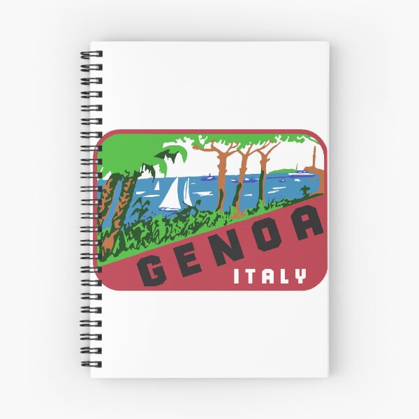 Item preview, Genoa Italy Vintage Style Decal designed and sold by Decal Mania.