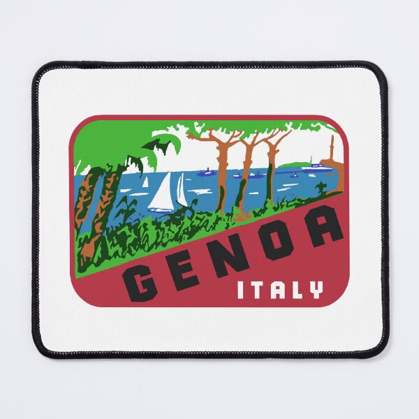 Item preview, Genoa Italy Vintage Style Decal designed and sold by Decal Mania.