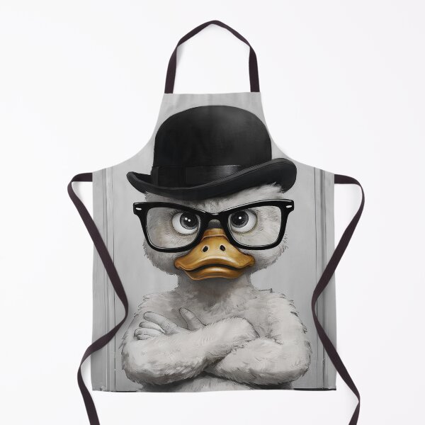 Artikelvorschau, Elegante Ente mit Brille und Bowlerhut Kunstdruck entworfen und verkauft von ArtsyWishesShop.