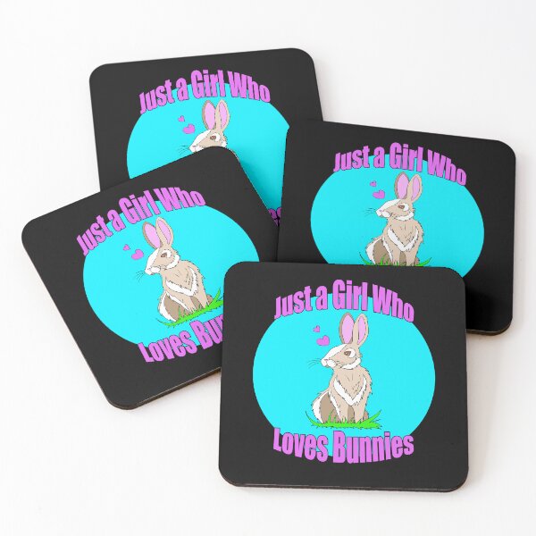 Item preview, Just a Girl who Loves Bunnies | Gift for Bunny Lover designed and sold by Marian Murdoch.