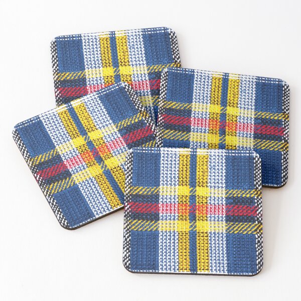 Item preview, Aruban flag inspired tartan designed and sold by Tirsot.