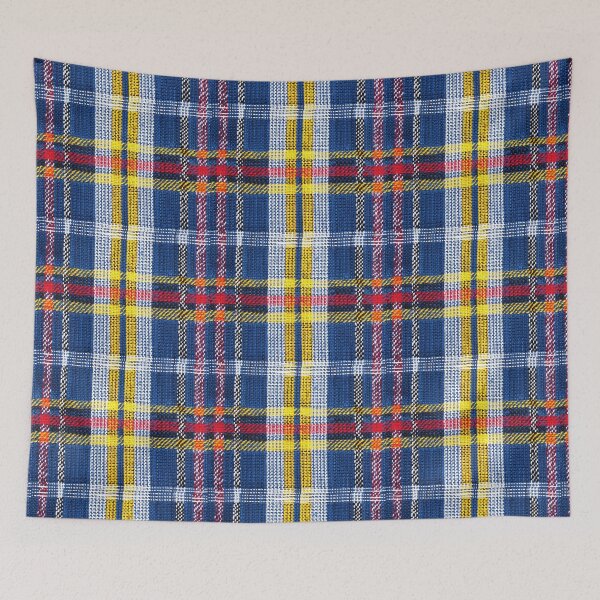 Item preview, Aruban flag inspired tartan designed and sold by Tirsot.
