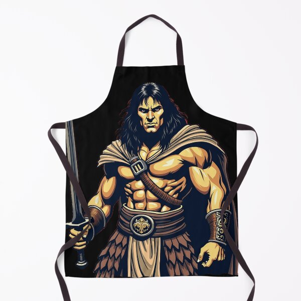Item preview, Warrior Holding Sword with Determined Look designed and sold by artwaves.