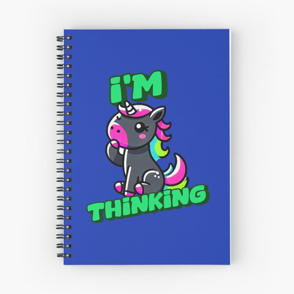 Item preview, I'm Thinking - Charlie Incredible art for the unicorn lover in your life, great gift for daughters, girlfriends, wives and more designed and sold by 3DAF.