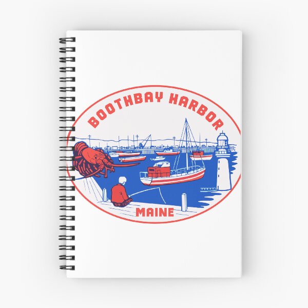 Item preview, Boothbay Harbor Vintage Style Decal designed and sold by Decal Mania.