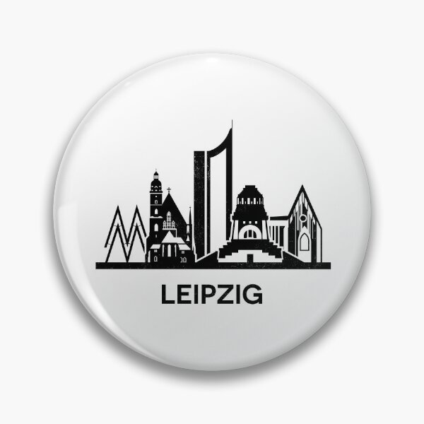 Item preview, Leipzig Skyline Silhouette Black designed and sold by strixvariaart.