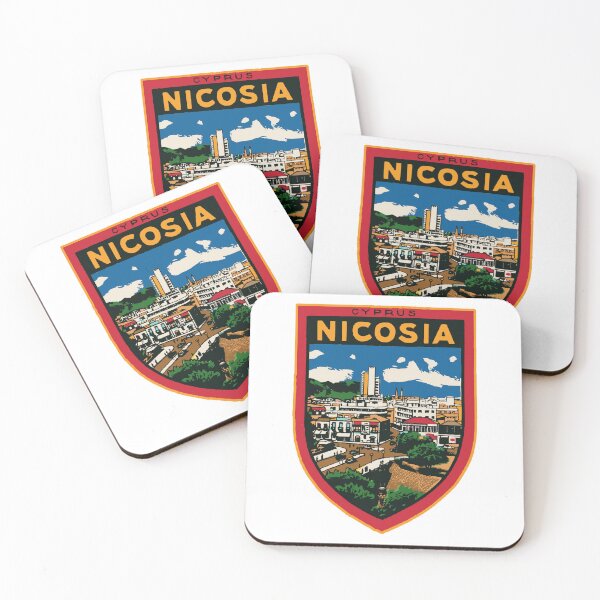 Item preview, Nicosia Cyprus Vintage Style Decal designed and sold by Decal Mania.