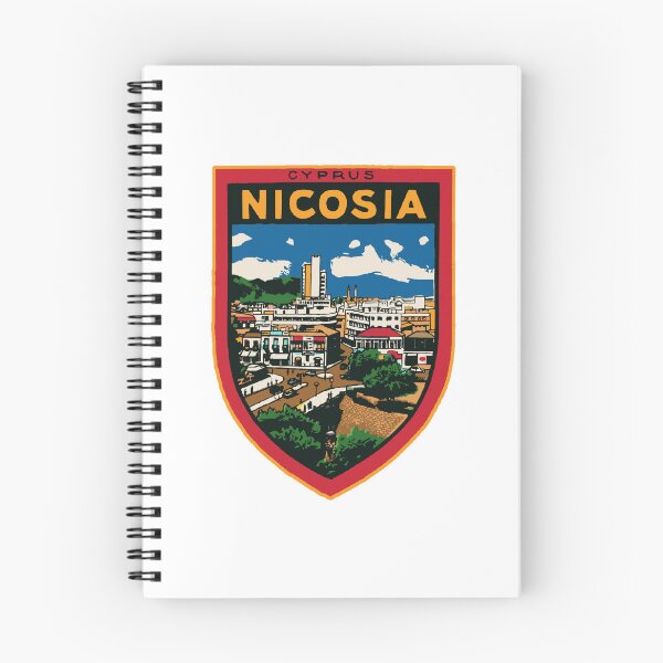 Artikelvorschau, Nikosia Zypern Vintage Stil Aufkleber entworfen und verkauft von Decal Mania.