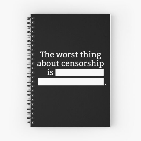 Item preview, The worst thing about censorship designed and sold by faridsf.