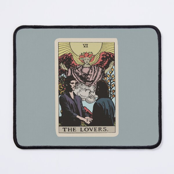 Item preview, The Lovers Tarot Card Queliot designed and sold by commonearthworm.