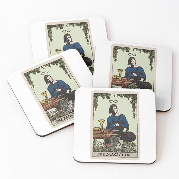 Item preview, The Magician Tarot Card Quentin Coldwater designed and sold by commonearthworm.