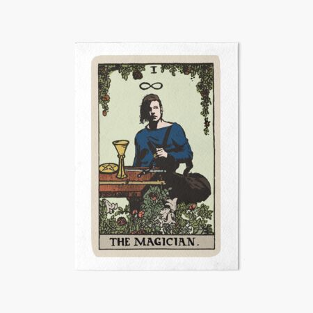 Item preview, The Magician Tarot Card Quentin Coldwater designed and sold by commonearthworm.