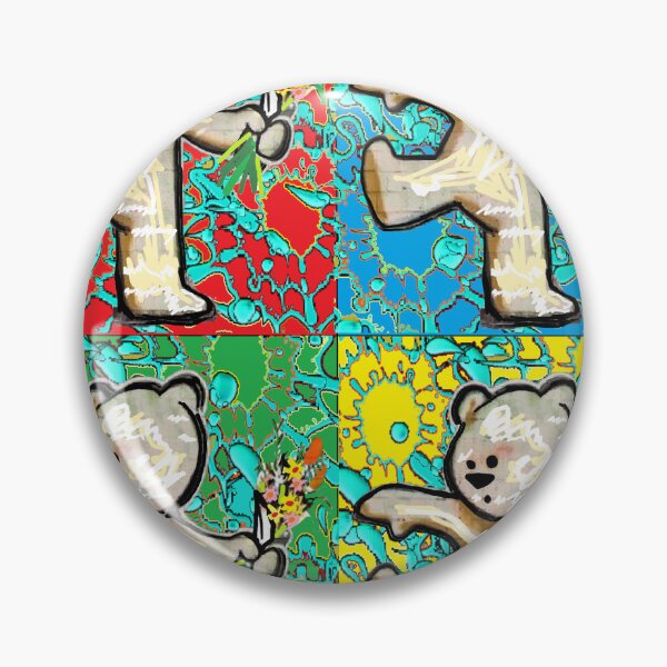 Item preview, Graffiti Pop Art Bear 1 designed and sold by LowEndGraphics.