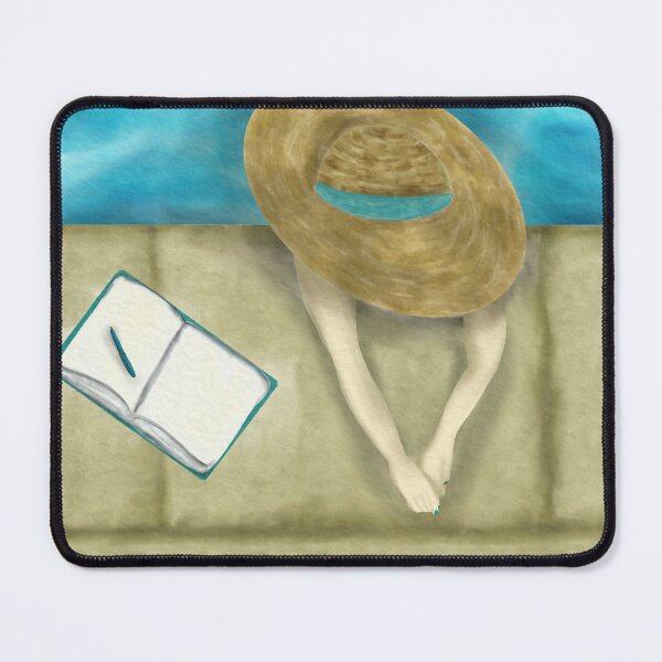 Item preview, Poolside Contemplation designed and sold by AdriaCaps Art & Design.