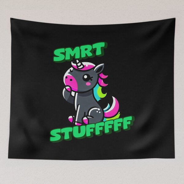 Item preview, SMRT Stuff - Charlie Incredible art for the unicorn lover in your life, great gift for daughters, girlfriends, wives and more designed and sold by 3DAF.