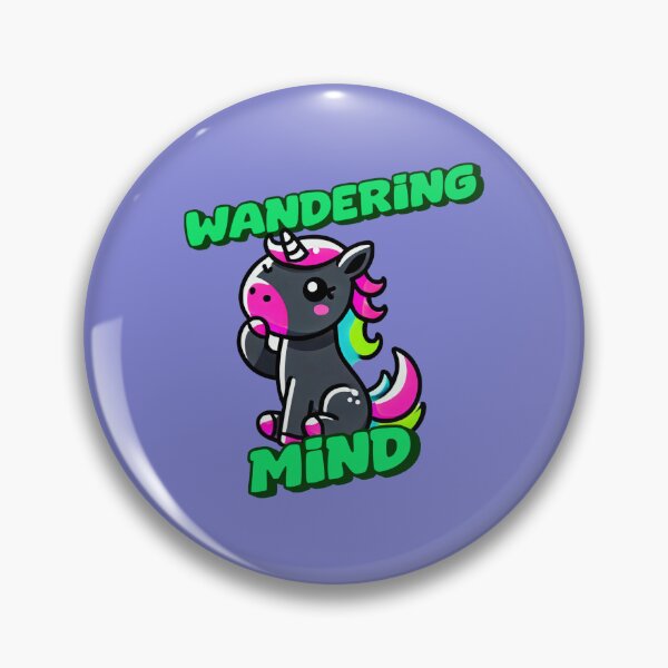 Item preview, Wandering Mind - Charlie Incredible art for the unicorn lover in your life, great gift for daughters, girlfriends, wives and more designed and sold by 3DAF.